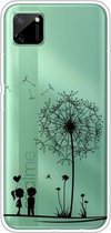 Voor OPPO Realme C11 Gekleurde tekening Clear TPU Cover Beschermhoesjes (Dandelion)