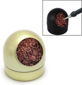 Kaisi Soldeerbout Nozzle Reinigingsbal Puur koper Verwijderen Tin Ball Seat (Geel)