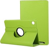 Voor Huawei MatePad T8 / C3 8 inch Litchi Textuur Horizontale Flip 360 Graden Rotatie Lederen Case met Houder (Groen)