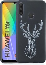 Voor Huawei Y6p Painted Pattern Soft TPU Case (Elk)