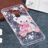 Voor Galaxy S9 + Bear Pattern TPU zachte beschermende achterkant van de behuizing