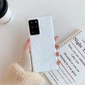 Voor Samsung Galaxy Note20 Frosted Laser TPU beschermhoes (abstract rijstwit)