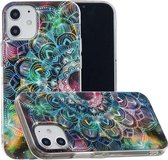 Voor iPhone 12/12 Pro Luminous TPU zachte beschermhoes (Mandala Flower)