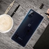 Voor OnePlus Nord N100 gekleurde tekening Clear TPU beschermhoesjes (paardebloem)