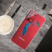Voor Samsung Galaxy S30 schokbestendig geverfd transparant TPU beschermhoes (veer)