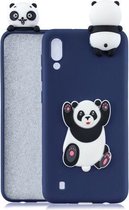 Voor Galaxy M10 3D Cartoon Pattern Shockproof TPU beschermhoes (Panda)