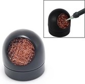 Kaisi Soldeerbout Nozzle Reinigingsbal Puur koper Verwijderen Tin Ball Seat (Zwart)