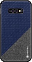 PINWUYO Honors Series schokbestendige pc + TPU beschermhoes voor Galaxy S10e (blauw)