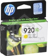 HP Hewlett-Packard Inktcartridge No. 920 XL Yellow Officejet 6000;6500 CD974AE