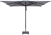 Parasol INOWA Relax - Vierkant - Aluminium - 3 m - Lichtgrijs