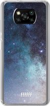 6F hoesje - geschikt voor Xiaomi Poco X3 Pro -  Transparant TPU Case - Milky Way #ffffff