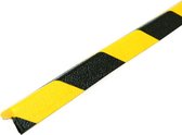 PRS stootrand hoekprofiel model 45 – geel-zwart – 1 meter – Geel & Zwart