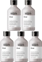5x L'Oréal Serie Expert Silver Shampoo 300ml