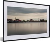 Fotolijst incl. Poster - Skyline - Haarlem - Water - 60x40 cm - Posterlijst
