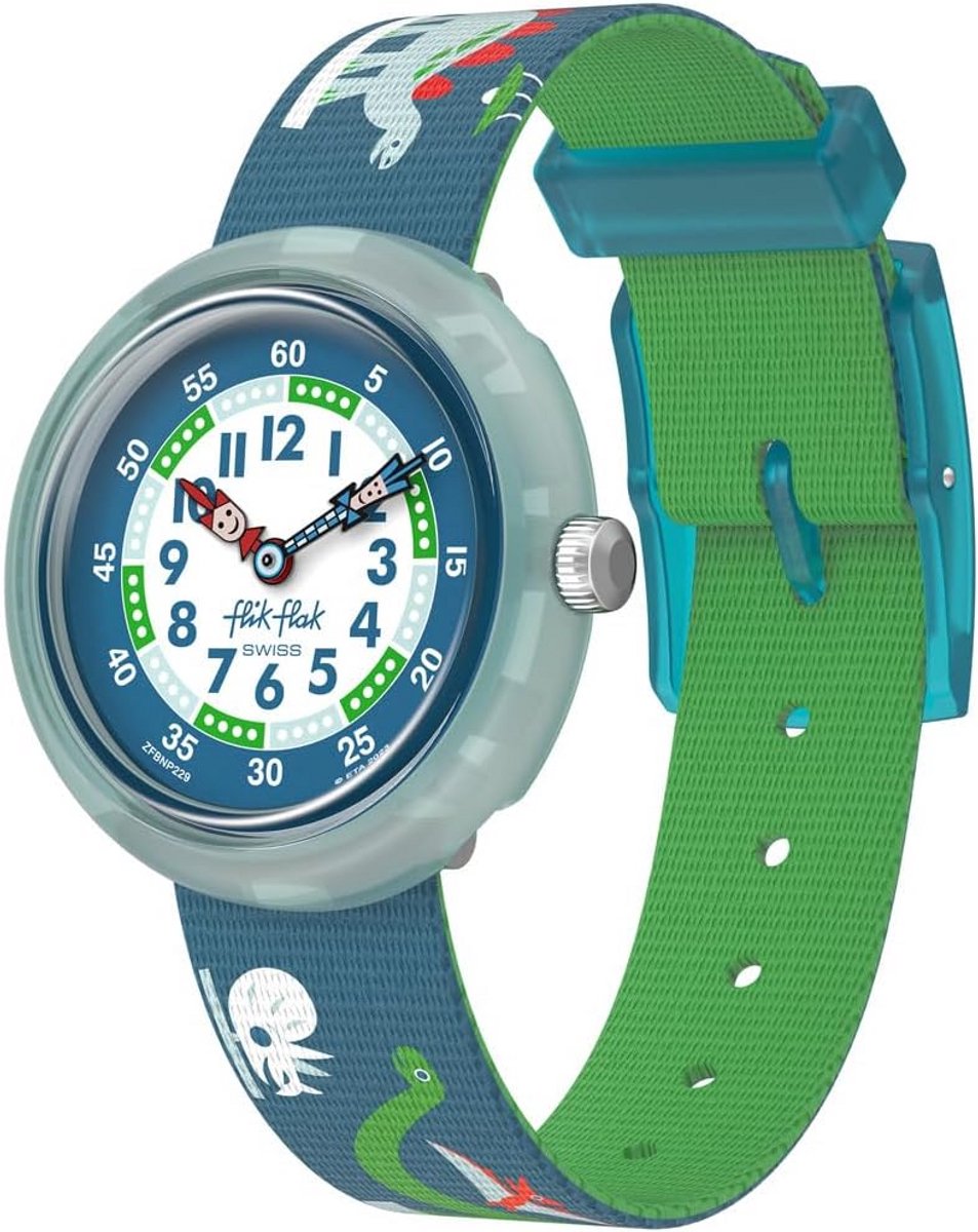 Horloge met blauwe band