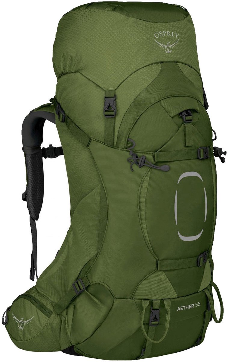 Osprey Aether 55 - Trekkingrugzak - Heren Garlic Mustard Green L/XL