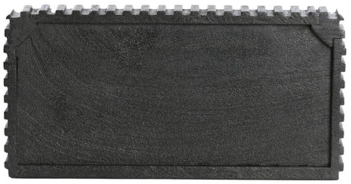 Wandplank Gatura Mangohout, 40cm - Zwart