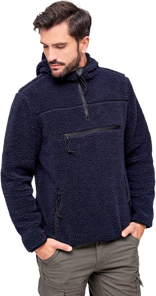 Teddy Fleece Trui met Rits - Warm en Comfortabel met Kap en Zakken