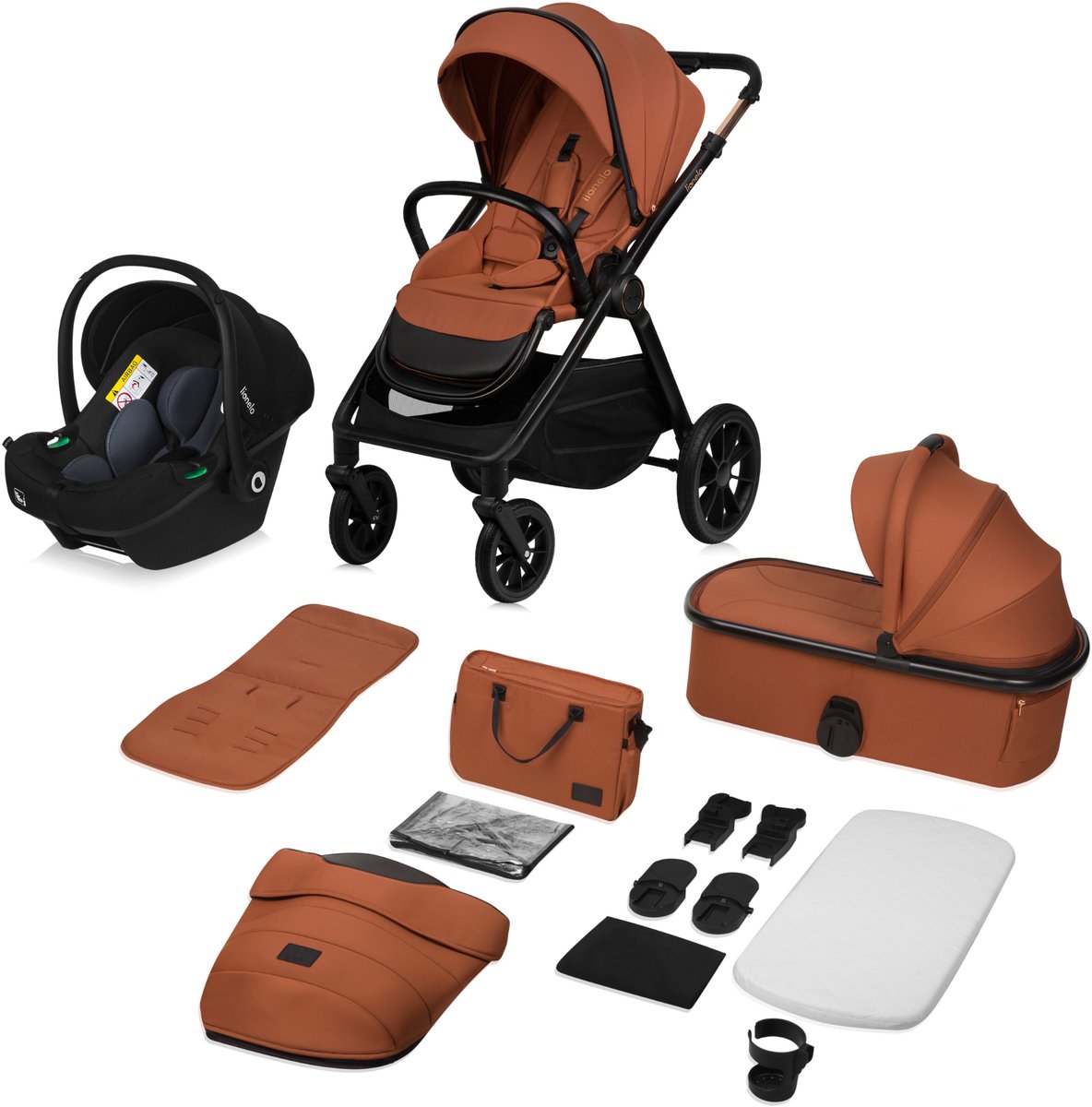 Lionelo Layla - Kinderwagen 3in1 - XXL SET - incl. i-Size - afbeelding 3