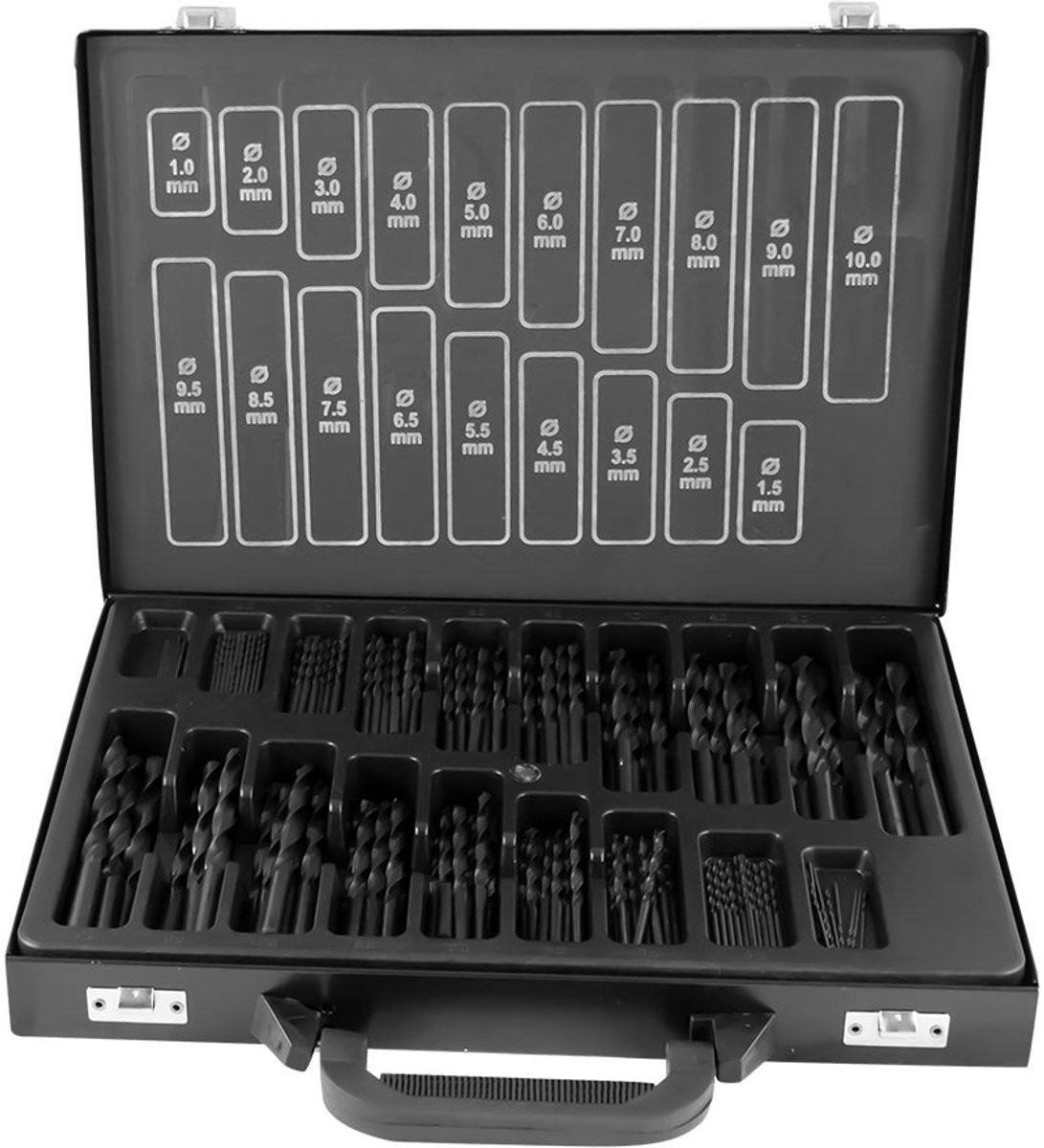 JBM Spiraalboren set in koffer HSS 4241