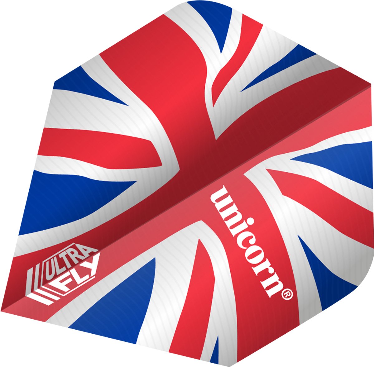 Unicorn Ultrafly Union Jack Wave PLUS - Dart Flights