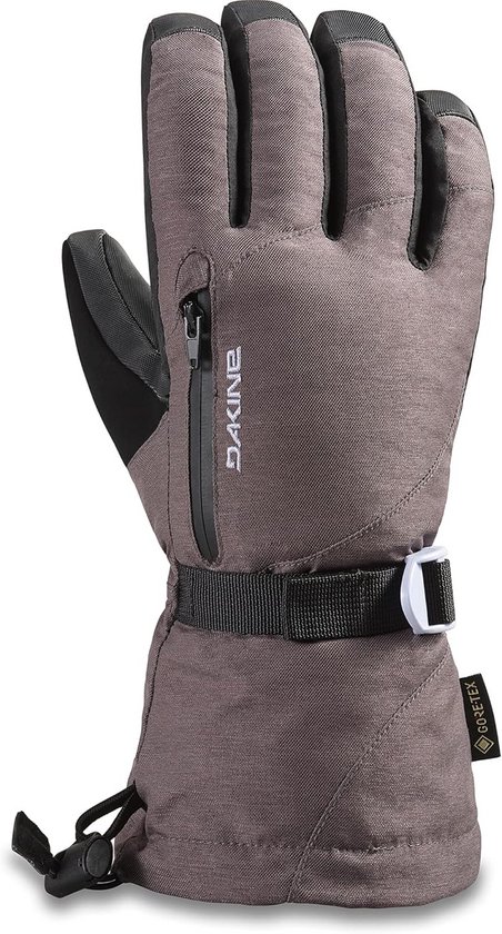 EXski Skiwanten voor dames en heren, waterdicht, touchscreen, warme wanten met polsband, zwart EXski Skiwanten voor dames en heren, waterdicht, touchscreen, warme wanten met polsband, zwart