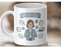 Mok Beste hr Medewerker, Grappige hr Beker, Koffiemok voor hr Professional, Cadeau voor hr Manager, Human Resources mok