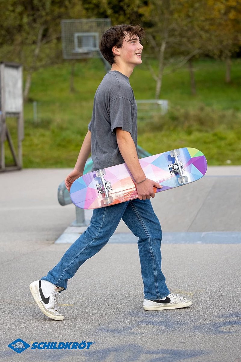 Abstract Skateboard voor Jongens en Meisjes - Multicolor Skateboard