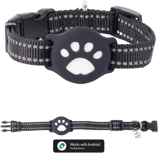 Gobesty Mini GPS Tracker – Voor Katten En Honden – Geen Maandelijkse Kosten, Realtime Locatie, Waterdicht (IP65) En 365 Dagen Batterij
