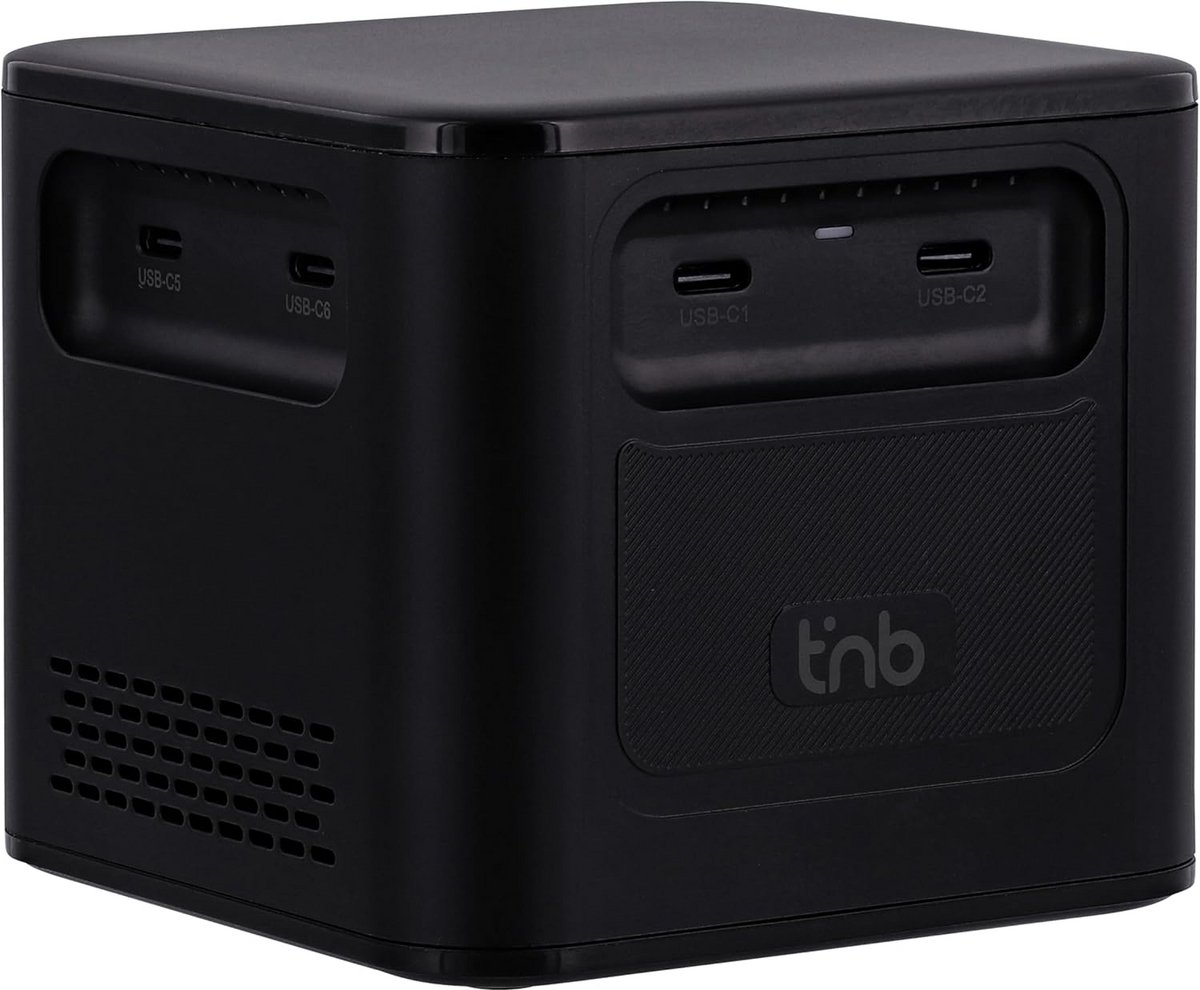 Krachtig 380W Oplaadstation met 8 Poorten: 6x USB-C PD 3.1 & 2x USB-A QC 3.0