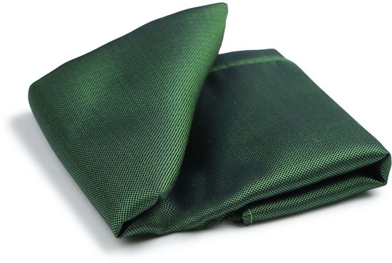 Pochette de costume en soie verte - Taille - Homme - Pochettes en soie - 25 x 25 cm