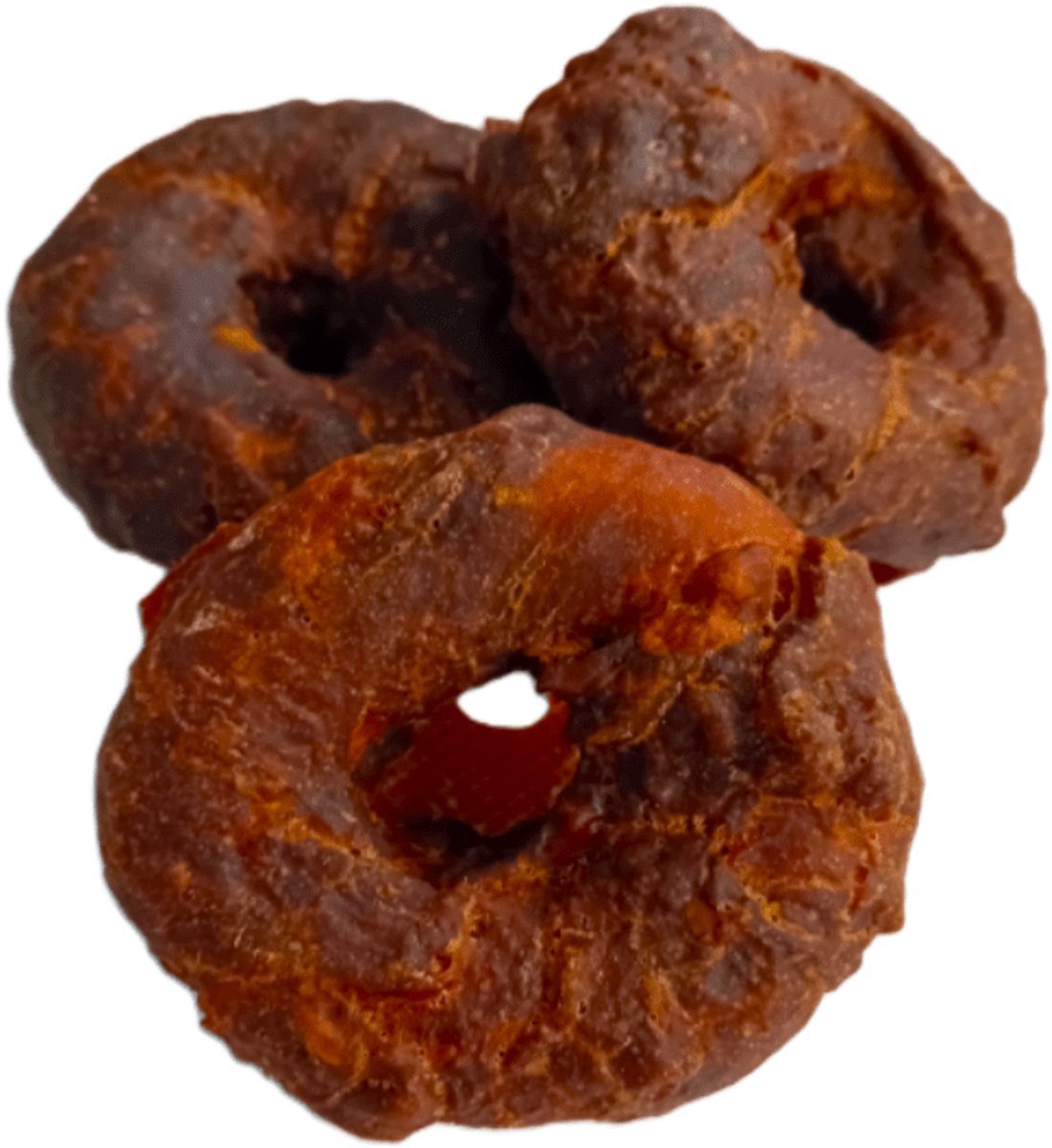 Chikko donuts - 25 stuks - donut met eend en rund - 7cm - snack voor de hond -