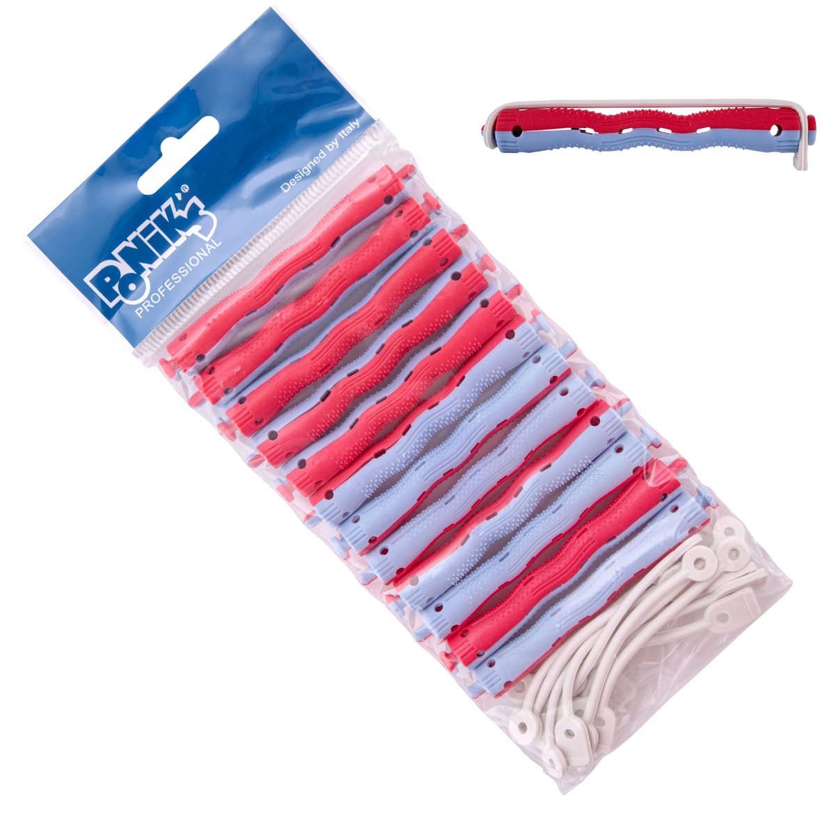 Poniks Haarrollers voor Permanente Krullen - Sinusvormig 9mm - 12 stuks