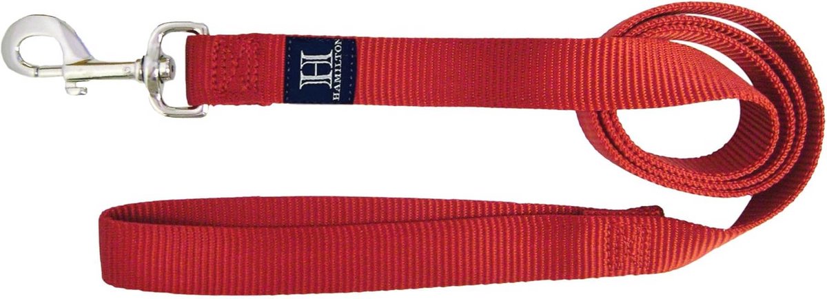 Dikke Nylon Hondenriem 1 Inch - Rood