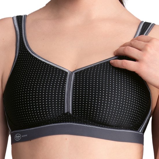 Anita Active Soutien-gorge de Active Sport 5566 445 Zwart/ Anthracite - taille 95E