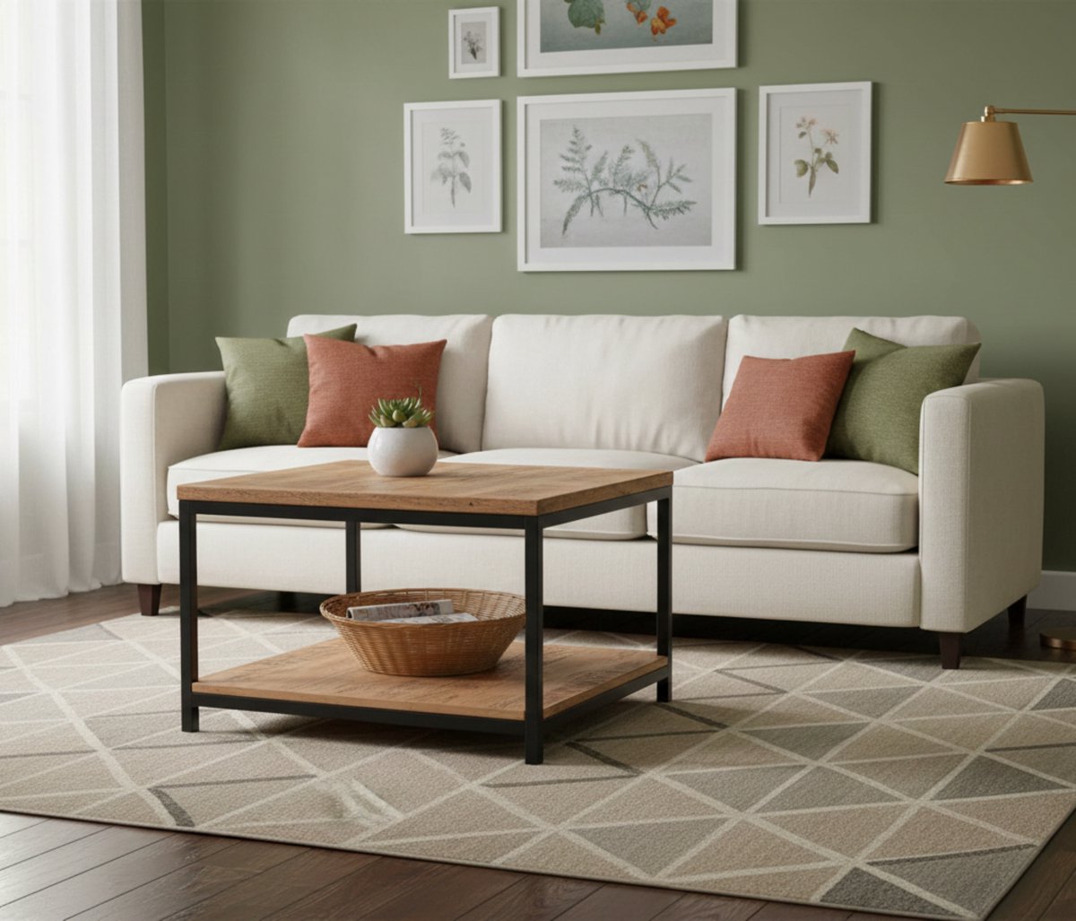 Bijzettafel 60x60 cm - Zwart - Medahomestore