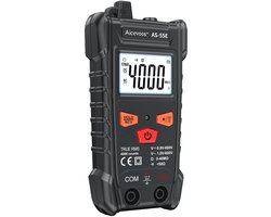 Digitale Multimeter 4000 tellers, DC AC voltmeter en ohm volt amp tester - Auto-range, snel en nauwkeurig meten van spanning