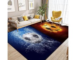 MMP® Voetbalmat - Dribbelmat - Voetbal Tapijt - 80x120x3cm - Veelkleurig