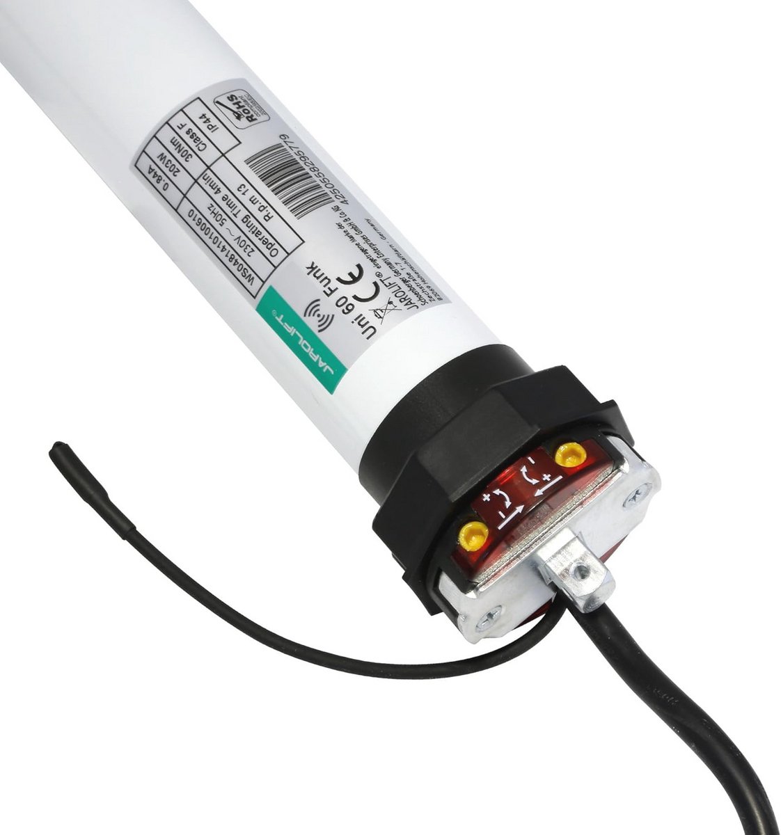 Draadloze Elektromechanische Rolluikmotor Universaal Uni 60 met 62 kg Trekkracht en Motor Adapter SW50