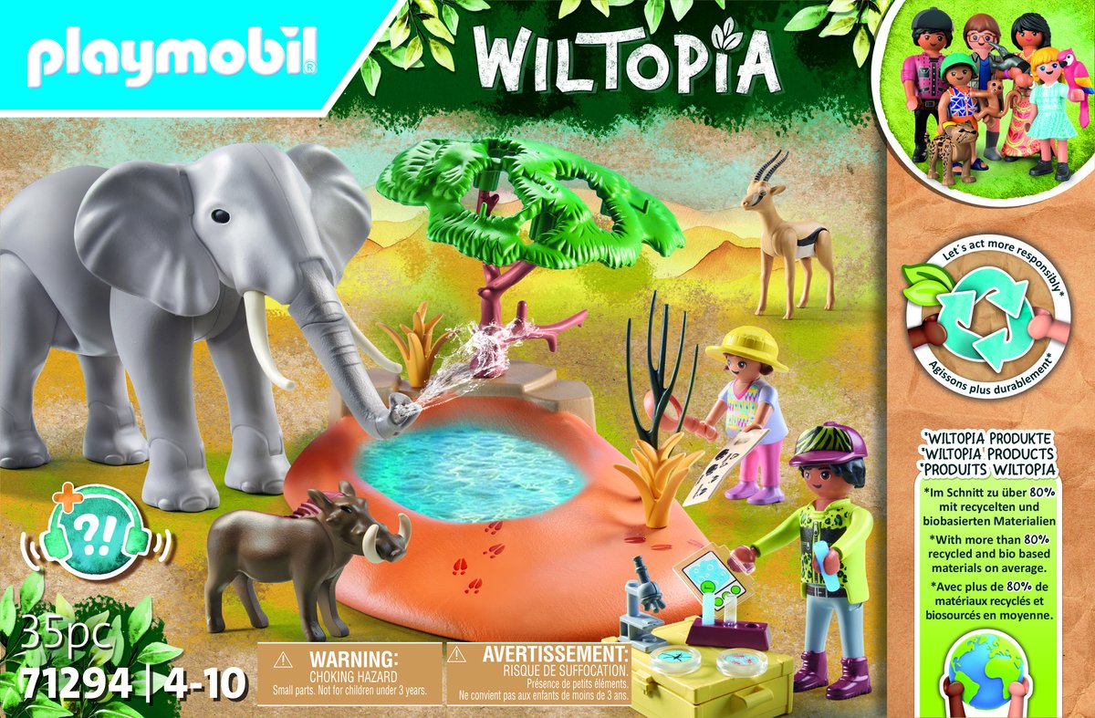 PLAYMOBIL Wiltopia - Een reis naar de waterpoel - 71294 — afbeelding 10