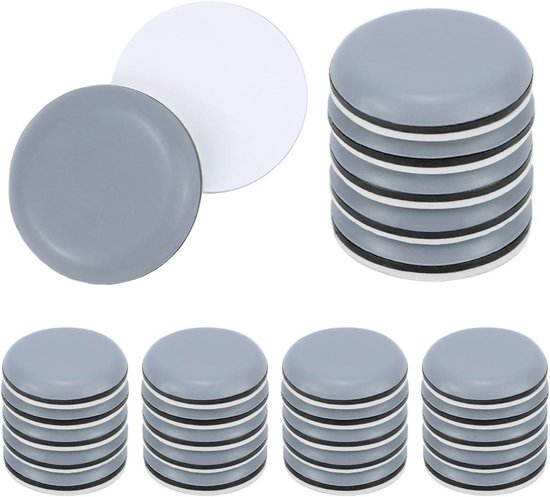 Panexf Meubelpoten Rond 12 stuks Poten Voor Meubels Meubelpoten Zwart 40 x H 25 mm Kastvoeten