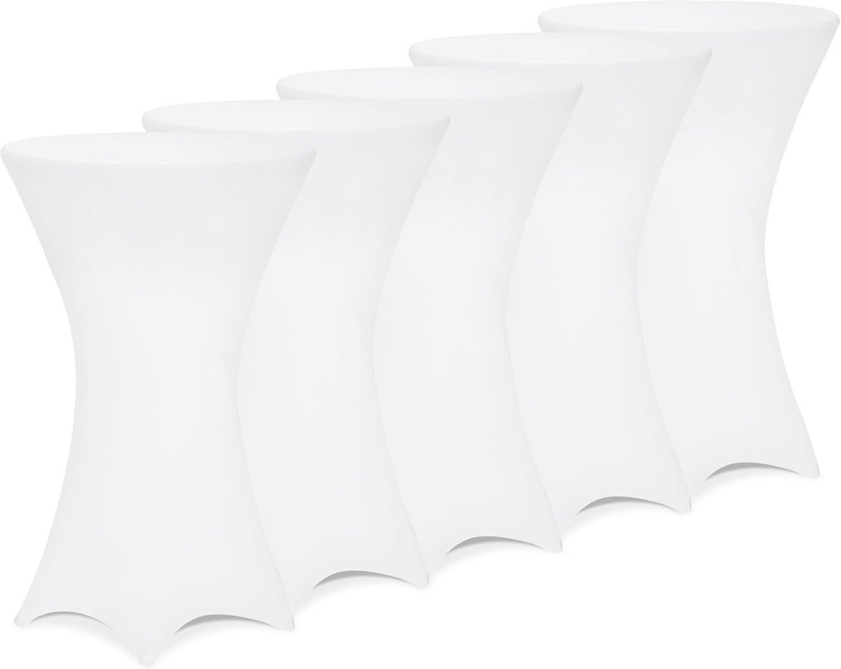 5 Stuks Stretch Tafelhoes voor Statafel Ø 60-65/70-75/80-85 cm - Kleurkeuze