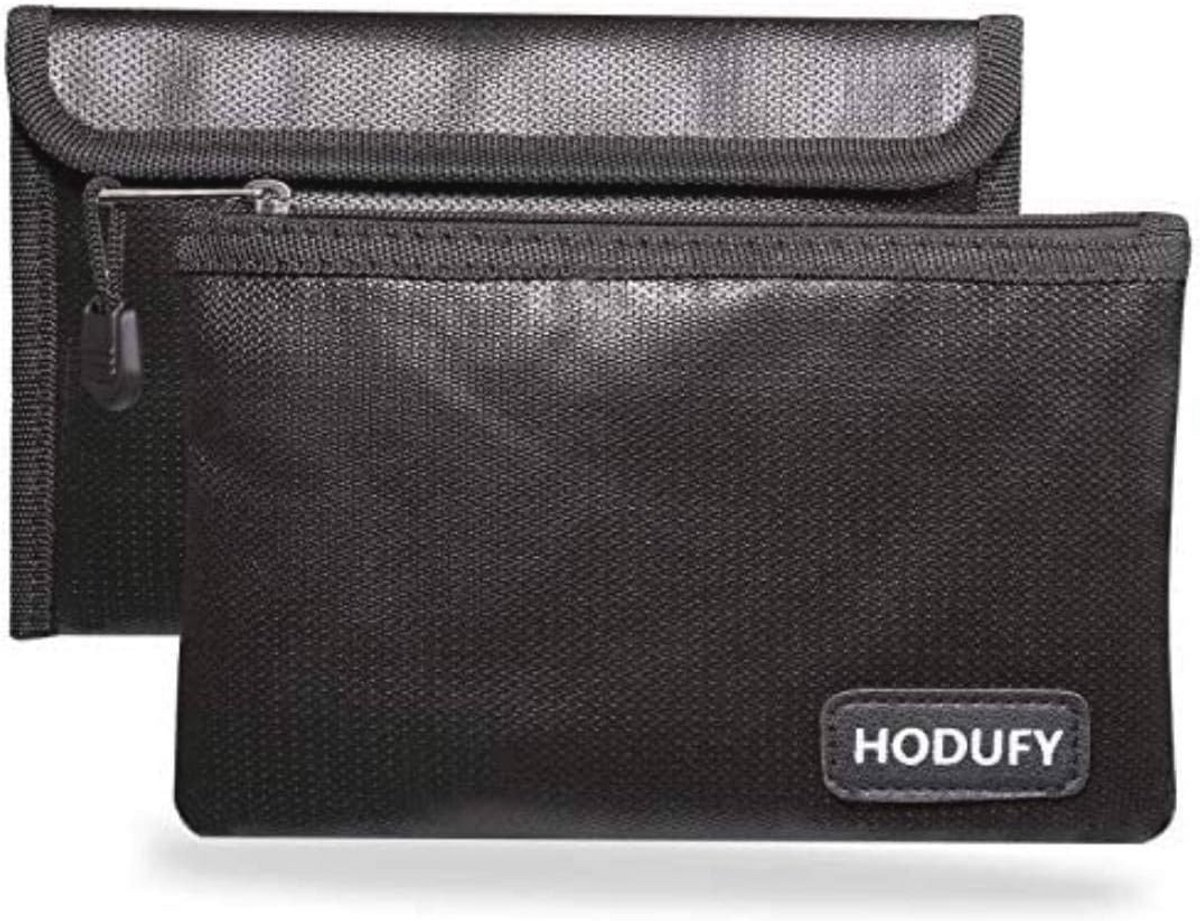 Brandwerende tas - 5 x 8 inch, niet-jeukend, vuurvast, ideaal voor waardevolle spullen (2-pack)