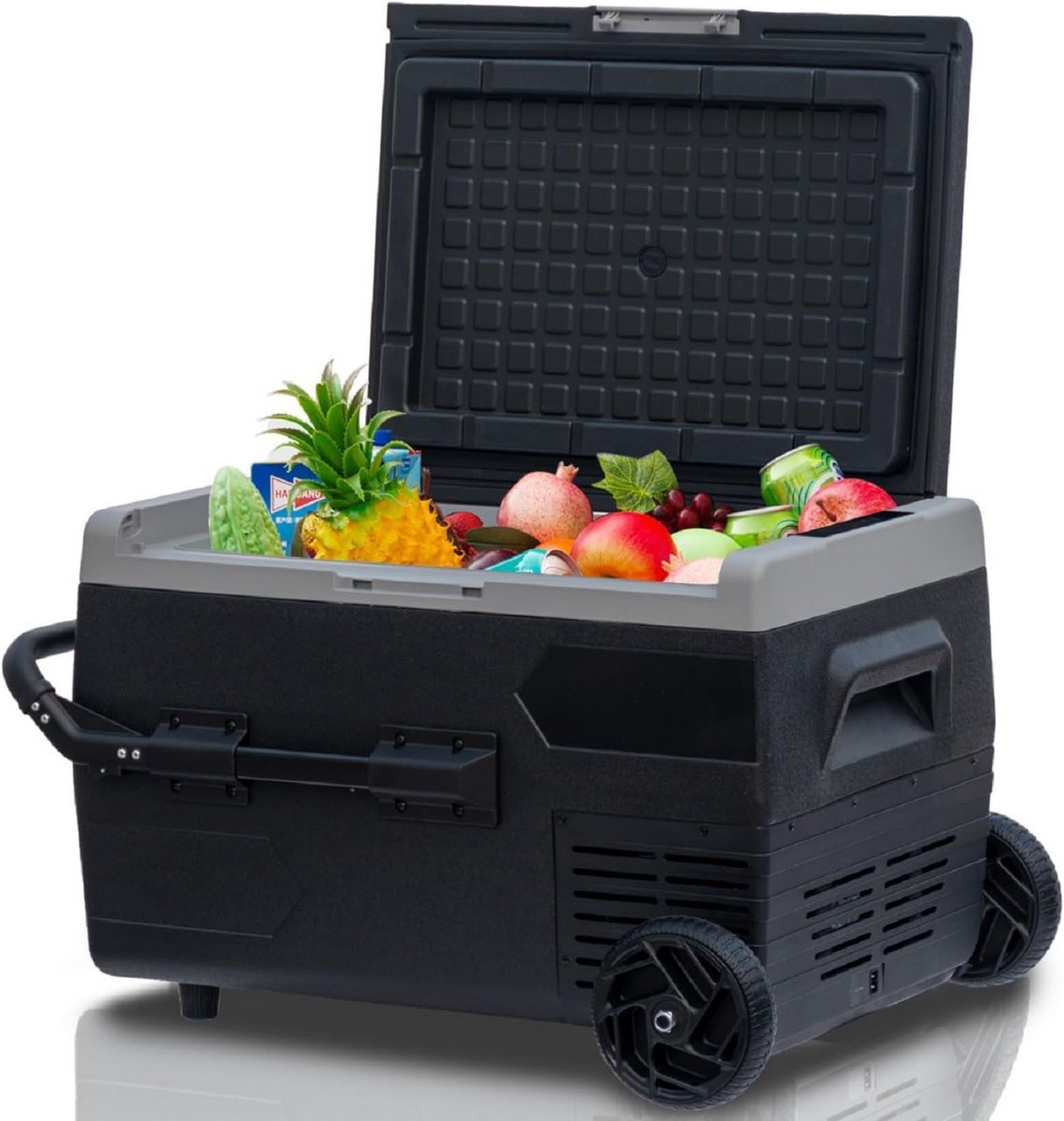 Draagbare Elektrische Koelbox 50L - Compressor Koelkast 12V/24V/230V voor Auto, Camper, Vrachtwagen - Koelen tot -20°C