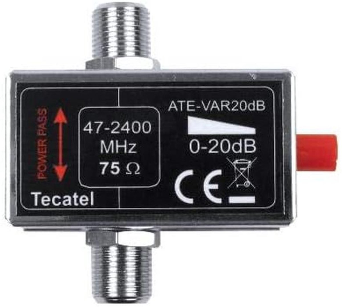 Draadloze RF Dimmer met 20 dB Versterking en Vaste Stroomstekker