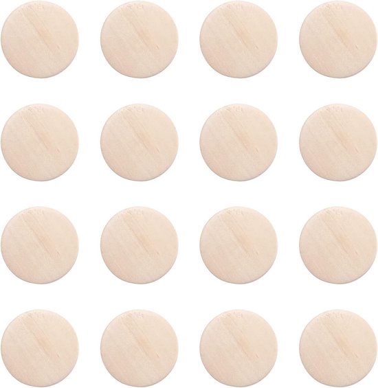 20 stuks 30 mm * oog glimlachende gezicht houten kralen - Natuurlijke textuur doe-het-zelf sieraden maken, kerstboomdecoratie, sleutelhanger hanger ambachtelijke materialen, vakantiecadeaus, leuk