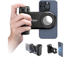 Ulanzi MA35 - Magnetische Smartphone Grip - MagSafe compatibel - Maak van je smartphone een camera - Universeel voor alle smartphones - Ergonomisch handvat - Zwart