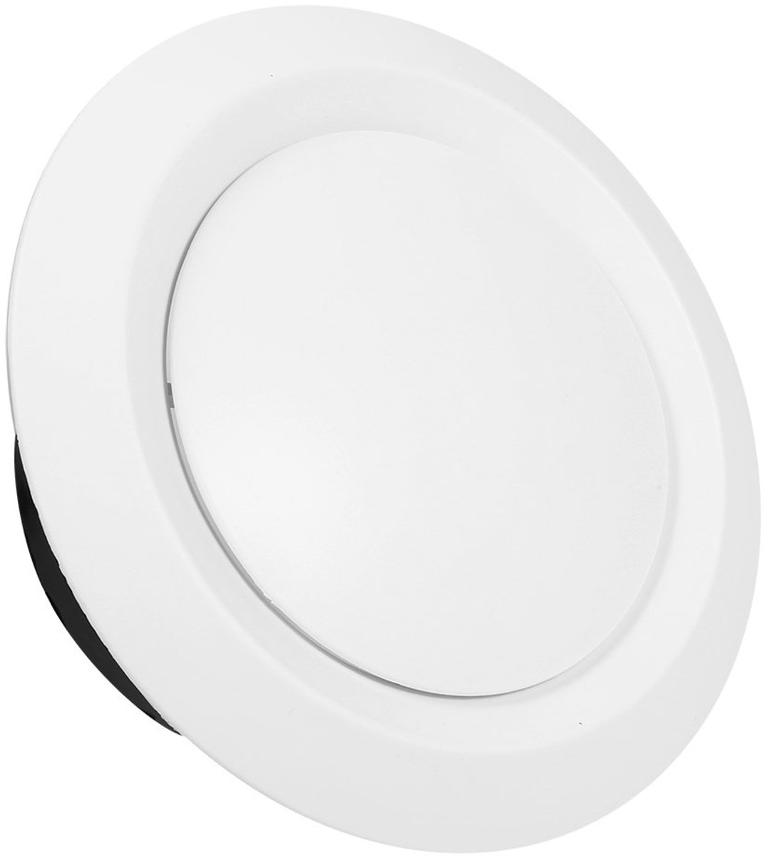 Rond Kunststof Insectenbestendig Ventilatierooster, Uitlaatrooster, Luchtinlaat en Uitlaatroosterventilatie, Gebruikt voor Anemometer Luchtkanaalslang geholpen (wit)(150mm)