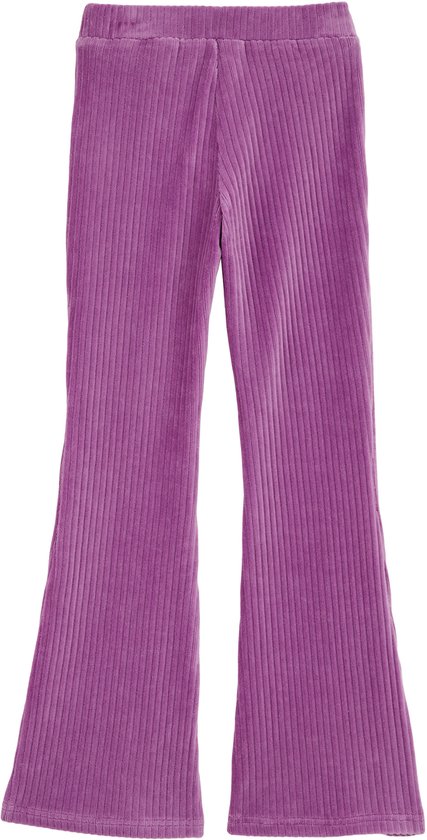 Leggings côtelés évasés en velours WE Fashion Filles