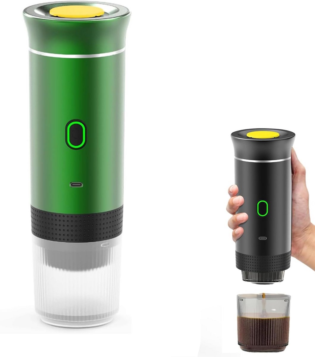 Draagbare Mini Espressoapparaat 3-in-1 voor Onderweg